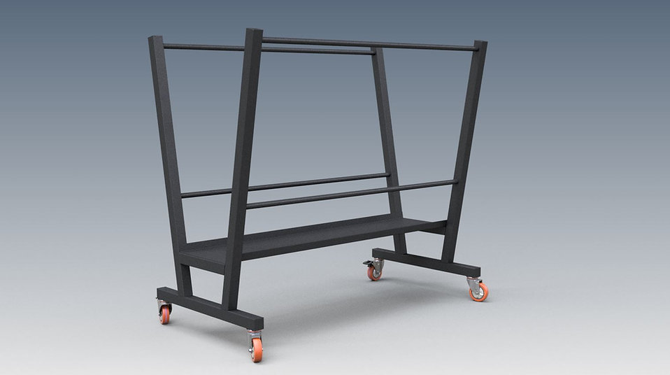 Customized Trolley for Long Flat Items