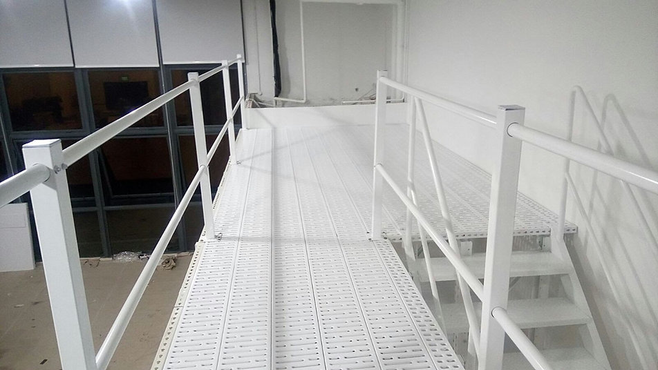 Special Design System Mezzanine Floor in White