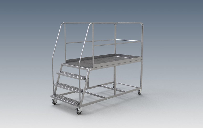 Mobile Ladder Working Platform