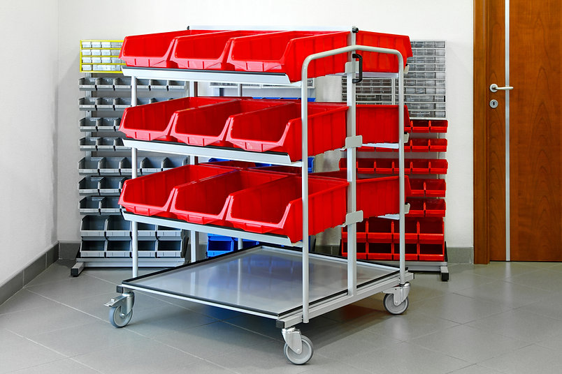 Plastic Tray Trolley